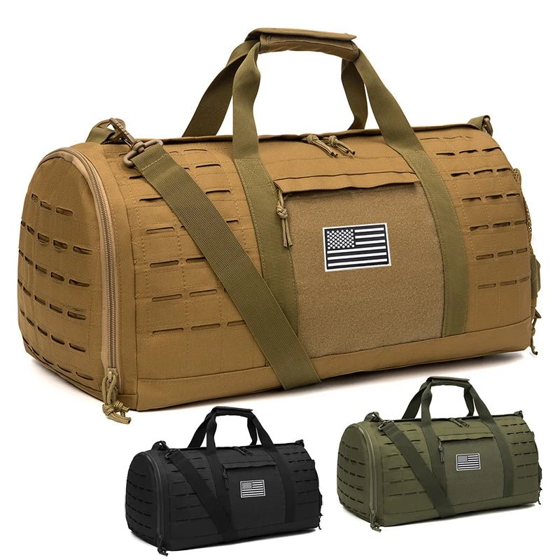 Versatile 40L Sports Bag with Shoe Compartment and Adjustable Straps for Hiking and Travel – Durable Polyester Design 4