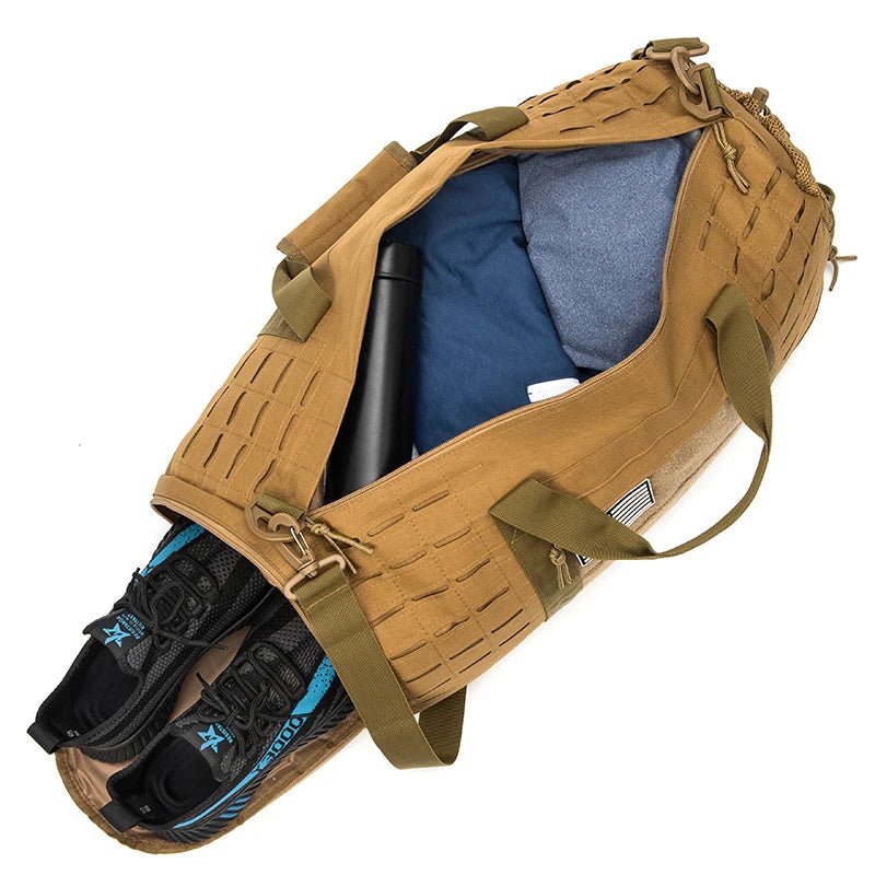 Versatile 40L Sports Bag with Shoe Compartment and Adjustable Straps for Hiking and Travel – Durable Polyester Design 7