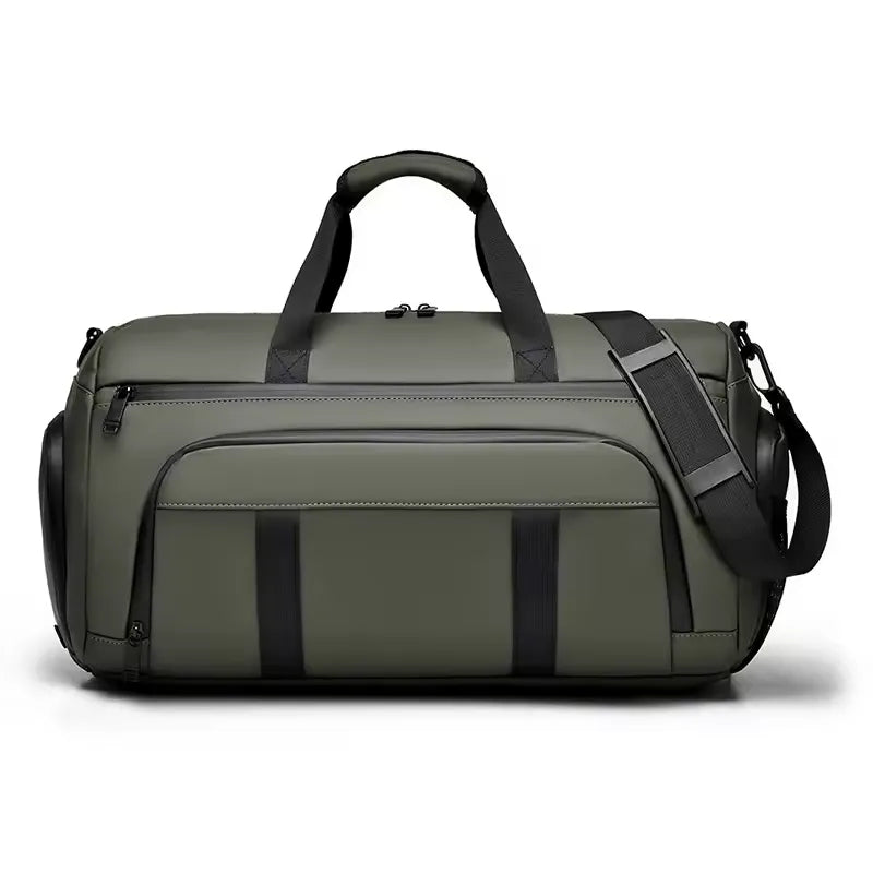 Large Capacity Waterproof Travel Duffel Bag – Wet/Dry Separation & Shoe Compartment