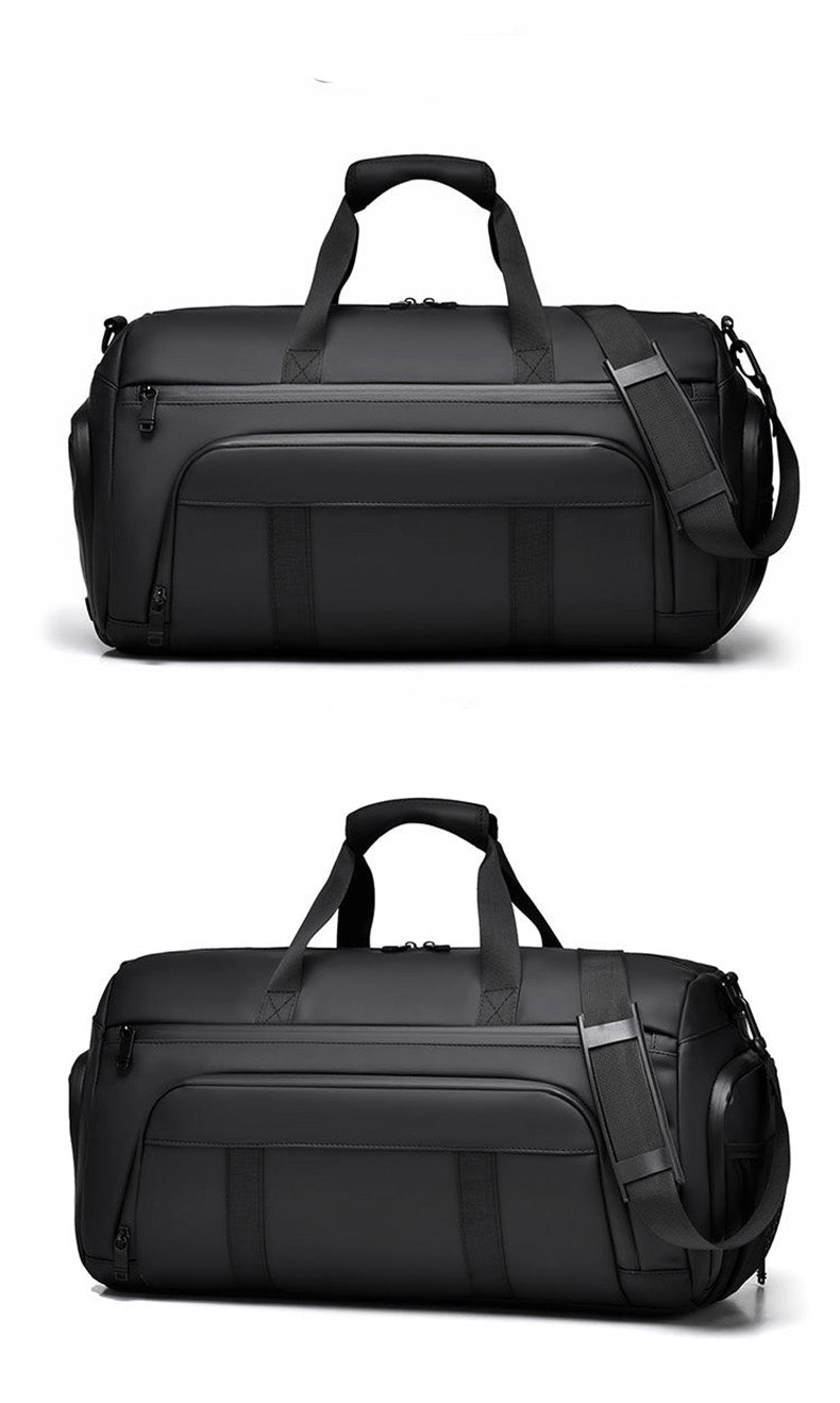 Large Capacity Waterproof Travel Duffel Bag – Wet/Dry Separation & Shoe Compartment